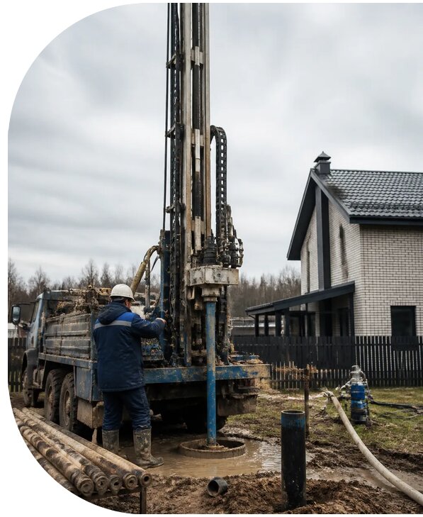 Бурение скважин на воду под ключ в Кингисеппе от 124608 р. | АПаруса-Кгп